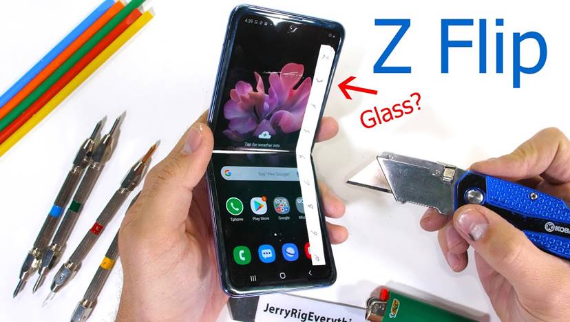 Galaxy Z Flip'in Ekranı Denildiği Gibi Çıkmadı! (Video) 