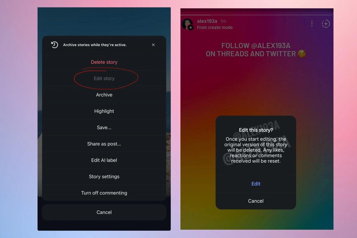Instagram'da Hikâyeleri Silmeden Düzenleme Dönemi Başlıyor! 17 Instagram'da Hikâyeleri Silmeden Düzenleme Dönemi Başlıyor!