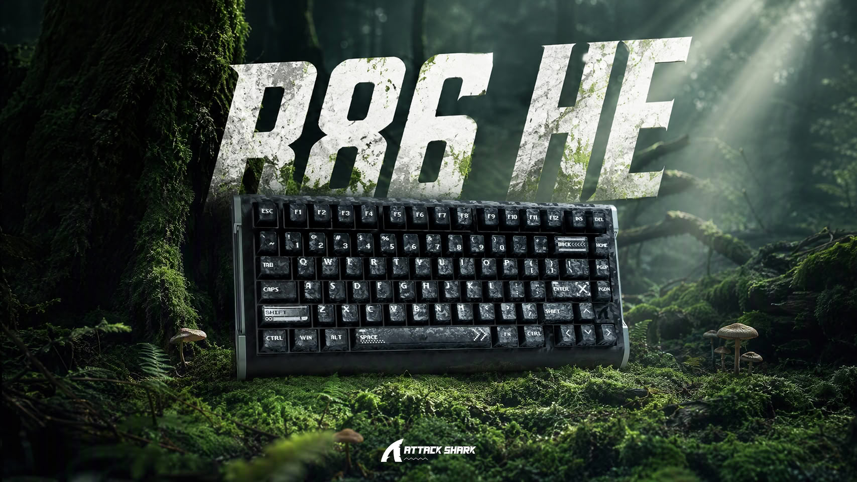 Attack Shark R86 HE: Yeni Karbon Fiber Manyetik Anahtar Oyun Klavyesi Tanıtıldı 13 Attack Shark R86 HE: Yeni Karbon Fiber Manyetik Anahtar Oyun Klavyesi Tanıtıldı